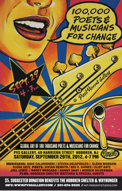 This weekend in Hoboken: 100,000 Poets and Musicians for Change